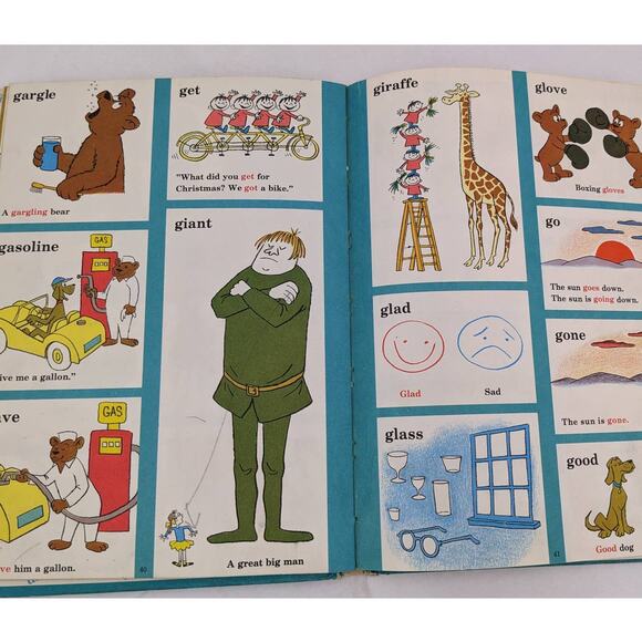 The Cat In The Hat Dictionary By The Cat Himself P.D. Eastman Vintage 1964 - Picture 3 of 16